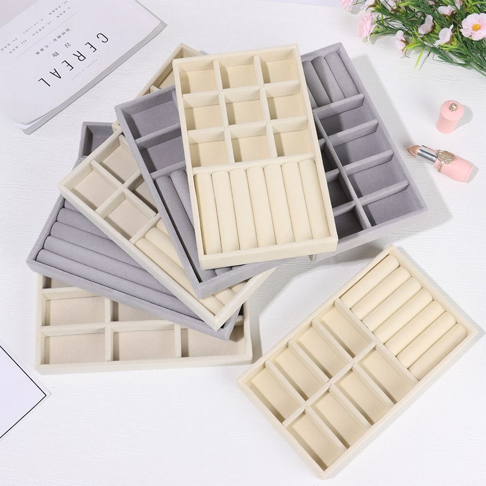Drawer Box Stackable Velvet Je - Velvet Jewelry Box ulasan dan harga
