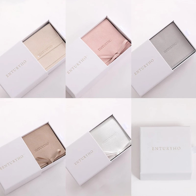 Custom Logo Packaging Pouches  - Velvet Jewelry Box ulasan dan harga