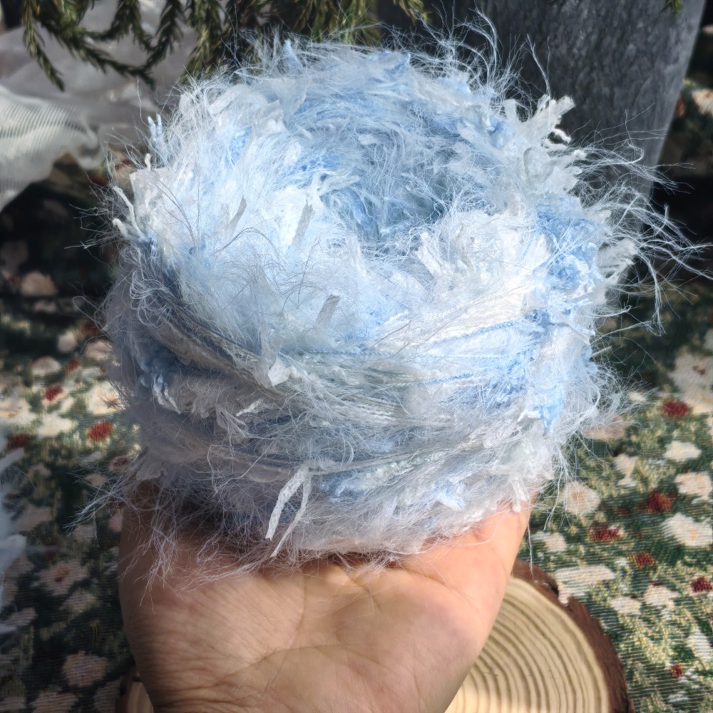 100g Sea Salt Milk Blue Fluffy - Velvet Jewelry Box ulasan dan harga